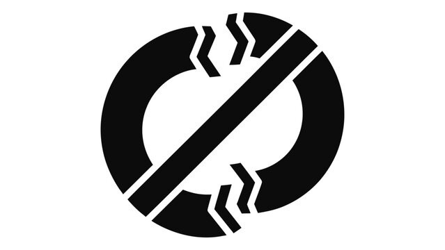 No slavery symbol against exploitation and oppression, advocating human rights, dignity, and freedom globally, isolated