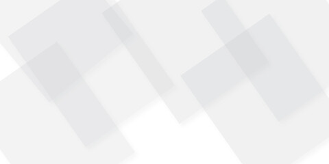 Abstract White and grey geometric overlapping rectangle with web technology transparent lines. minimal digital triangle geometric web concept glossy square layer template background.	
