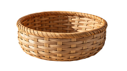Woven Wondrous Basket: A simple woven basket, crafted with natural materials, radiates a sense of rustic charm and functional elegance.