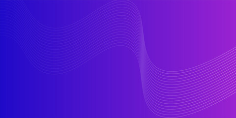 Thin line wavy background. Abstract black lines wave curve motion on white background vector