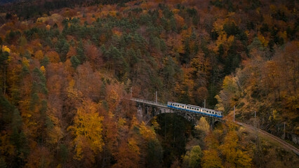 The beauty of Vigezzo Valey, Piedmont, Italy in autumn