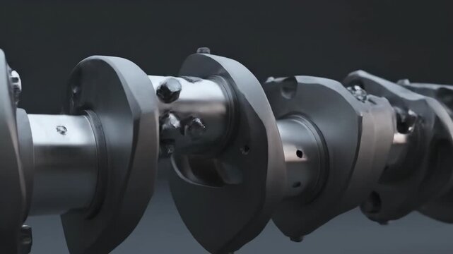 Close-Up of Industrial Gear Mechanism Showing Precision Engineering Details