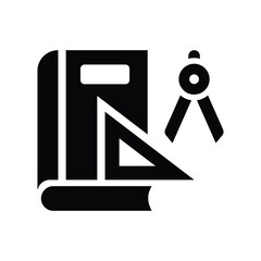 math glyph icon illustration vector graphic.eps