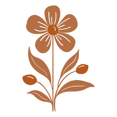 vector illustration of an abstract flower