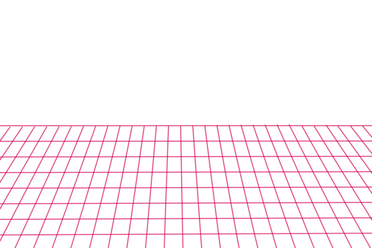 Pink perspective grid background