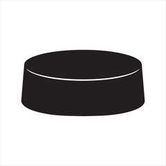 Cake ring icon set cutter cookie on white background