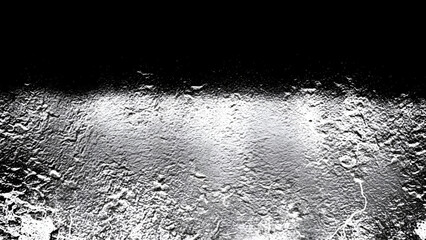 Abstract textured surface with dark top and bright textured bottom