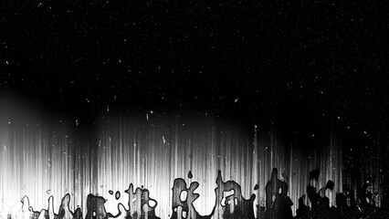 Dark Grunge Texture with Dripping Effect and Streaks