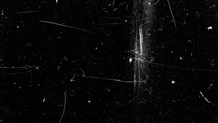 Vintage Film Texture With Scratches And Light Streaks