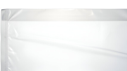White Plastic Bag With Zipper Closure Detail packaging
