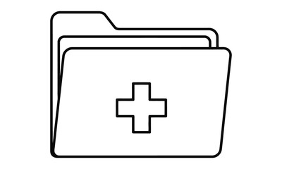 Obraz premium first aid kit icon