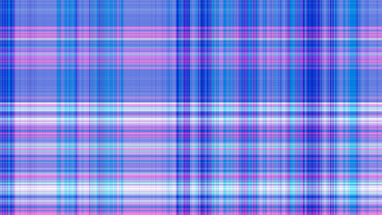 Vibrant Blue and Pink Horizontal Plaid Pattern background