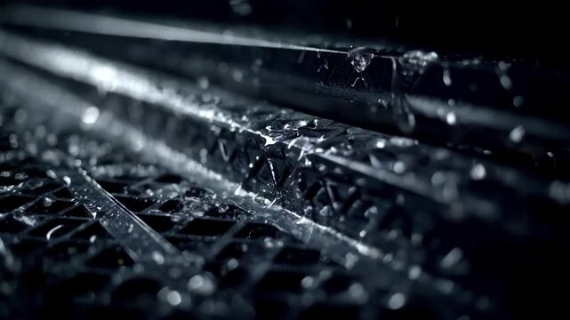 Close medium shot capturing the adaptable embossing press switching between various patterns flawlessly emphasizing versatility in a modern manufacturing floor.