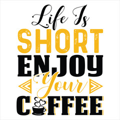 Coffee T Shirt Design T Shirt Print Template, Typography Design For Shirt, Mugs, Iron, Glass, Stickers, Hoodies, Pillows, Phone Cases, etc