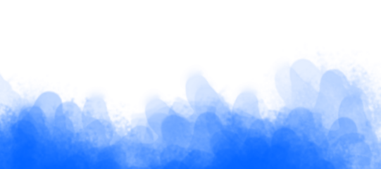 Blue watercolor painting features soft, overlapping brushstrokes creating an abstract, gradient effect