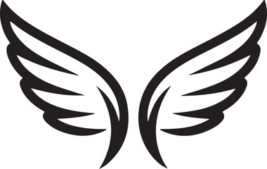 Bird Wings modern logo symbol Vector Art, Icons, and Graphics