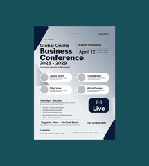 Online Business Conference Flyer