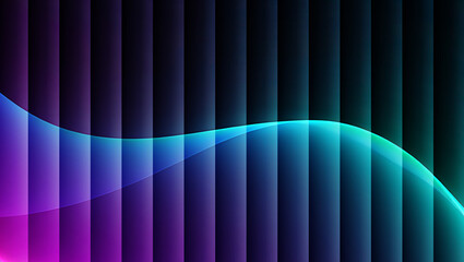 Abstract gradient background with flowing curved line