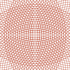 The image is a pattern of lines and shapes in orange and white. The pattern is intricate and complex