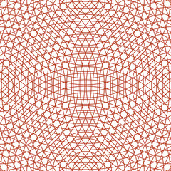The image is a pattern of lines and shapes in orange and white. The pattern is intricate and complex