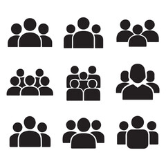 Team people. User profile symbol. vector