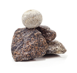 Stack of natural stones.