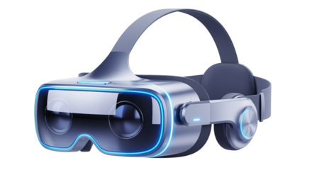 Futuristic Virtual Reality Headset
