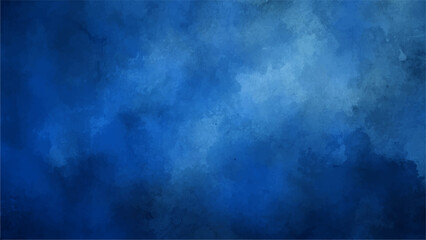 Deep Blue Abstract Watercolor Texture: Navy & Sapphire Cloud Swirl Background for Ocean, Cinematic & Dramatic Digital Design Projects