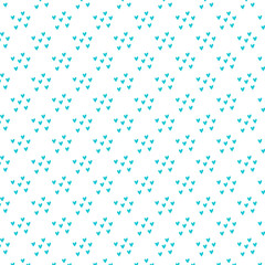 Seamless minimalist pattern of tiny teal hearts on white—fresh romantic background for Valentine’s Day, baby showers, nursery decor, wrapping paper, and digital projects.