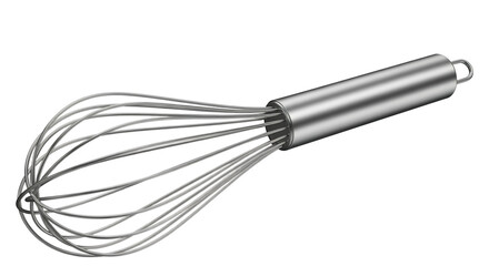 Stainless Steel Wire Whisk Isolated