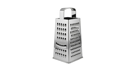 Stainless Steel Box Grater Isolated White