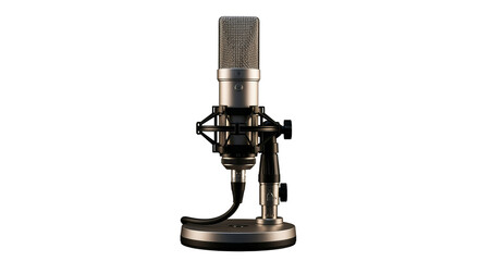 Professional Condenser Studio Microphone on White