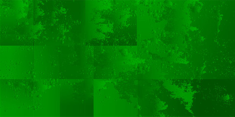 Abstract green circular shapes background. Vector illustration