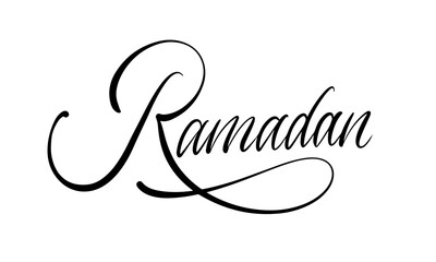 Ramadan Flourished Calligraphy Vector Design