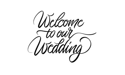 Welcome to our Wedding Calligraphy Vector Romantic Brush Hand Lettering