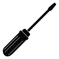 screwdriver on white background