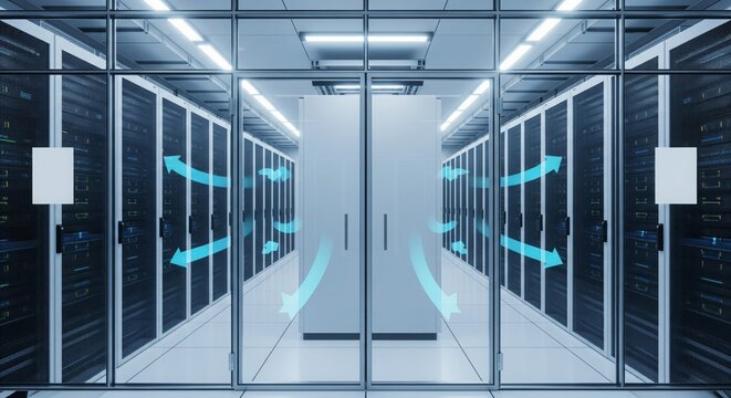 Data Center Hot Aisle Containment With Airflow Management and Cooling Optimization