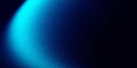Grainy Noise Texture Background Light Effect Abstract Cyan Blue Shadow for Modern Tech Focused...