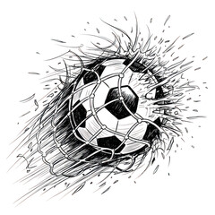 Abstract dark web network or neural structure