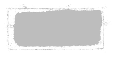 Grungy black and white paper texture frame with torn edges and ink splatter vector illustration