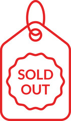Silhouette sold out icon sticker. Sold out icon sticker. Sold out icon label. Sold seals icon. Sold out icon tag. Sticker sold out icon