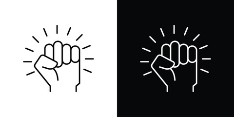 Empowerment icons vector. doodle. on a white background.