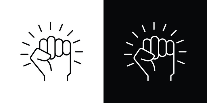 Empowerment icons vector. doodle. on a white background.