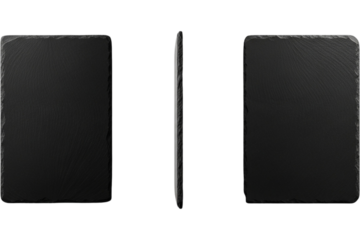 Dark Slate Display Boards Square Serving Plates Restaurant Supplies Kitchen Decor Food on transparent background