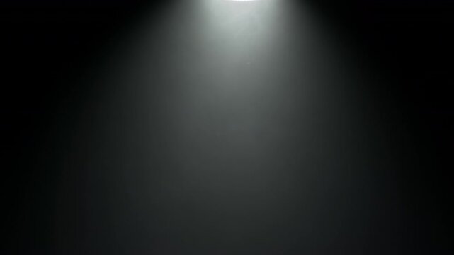 Slow Motion Real Filmed Light Beams Overlay with Haze Isolated on Black Background.