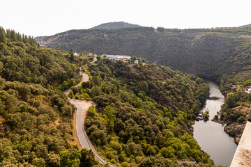 The Barcena Dam near Ponferrada, Spain