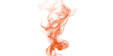 Ethereal Orange Captivating Smoke Art Abstract Design with Black Background Dramatic Lighting Delicate Texture and