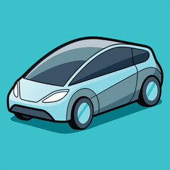 car isolated on white background