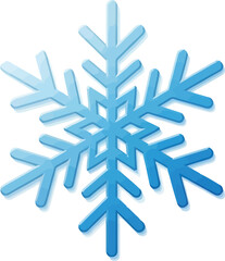 Blue snowflake icon