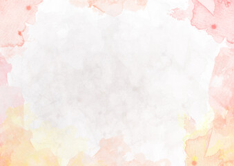 Abstract autumn watercolor background